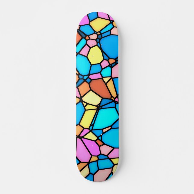 Stain Glass Lite Mini Skateboard Bräda 18,5 Cm (Framsida)