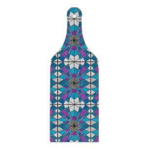 Stain Glass Ray Blue och Lila