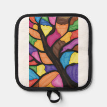 Stain glass tree art 