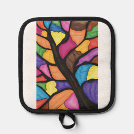 Stain glass tree art 