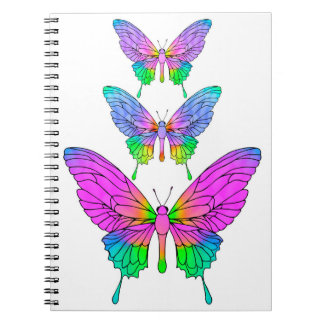 Stained Glass Butterflies Notebook Anteckningsbok