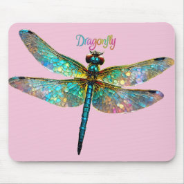 Stained Glass Colorful Dragonfly Musmatta