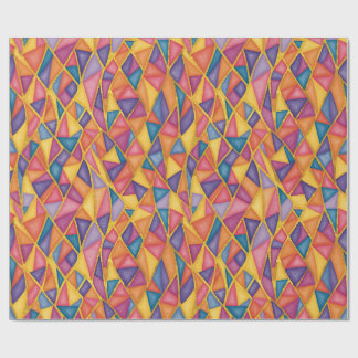Stained Glass Effect Rainbow Wrapping Paper Presentpapper