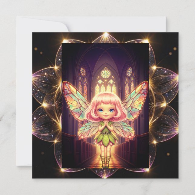 Stained glass, fairies, cathedrals, prayer (Framsida)