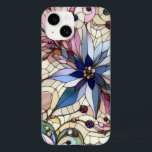 Stained glass flower<br><div class="desc">Stained glass flower Case-Mate iPhone 14 case
This artwork was created with the assistance of AI tools and professionally enhanced for high-quality printing."</div>