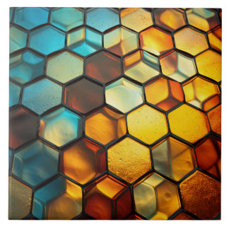  Stained Glass  Kakelplatta