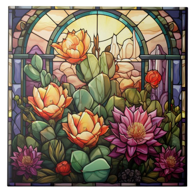  Stained Glass  Kakelplatta (Framsidan)
