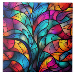 Stained Glass Kakelplatta