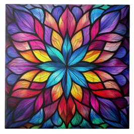 Stained Glass Kakelplatta