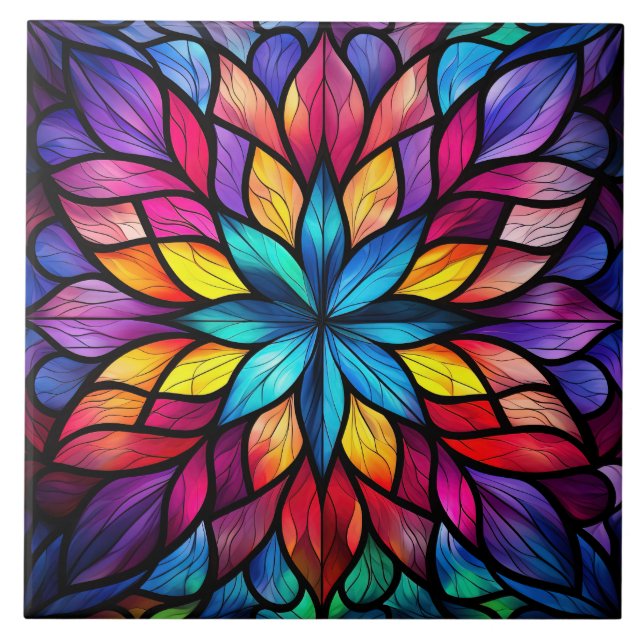 Stained Glass  Kakelplatta (Framsidan)