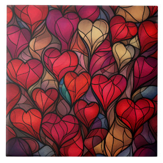  Stained Glass  Kakelplatta