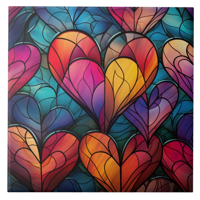  Stained Glass  Kakelplatta (Framsidan)