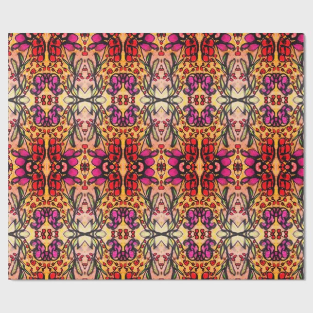 Stained Glass-Like  Presentpapper (Platt)