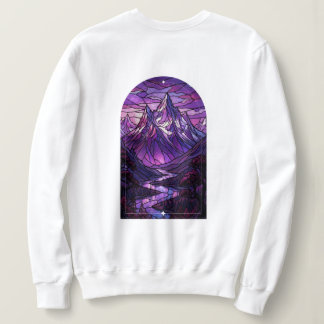 Stained Glass Mountain-sweatshirt T Shirt