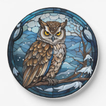 Stained Glass Owl
