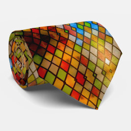 Stained Glass Pattern Church Tie Slips