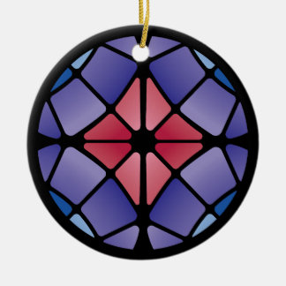 Stained Glass (Radial - Midnight) Julgransprydnad Keramik