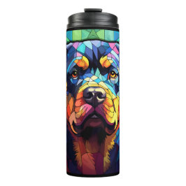 Stained Glass Rottweiler 