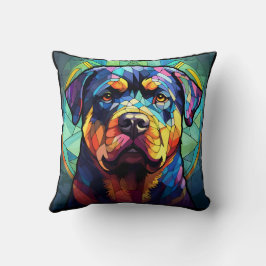 Stained Glass Rottweiler Kudde