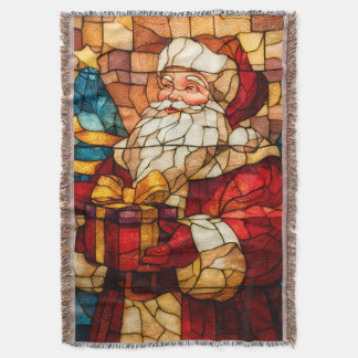Stained Glass Santa Filt
