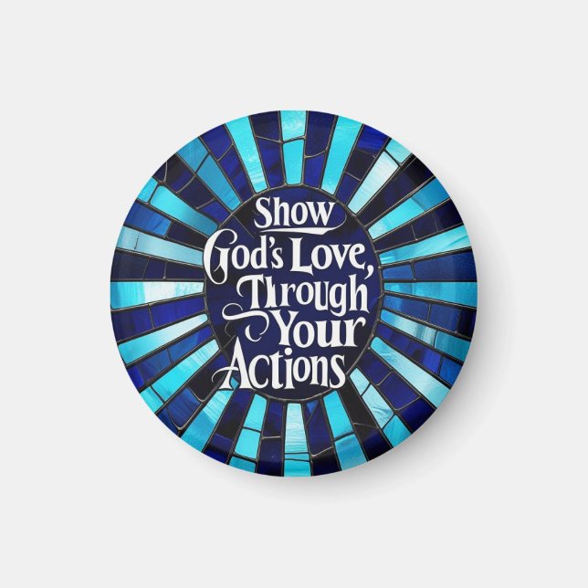 Stained Glass - Show Love Magnet (Framsidan)