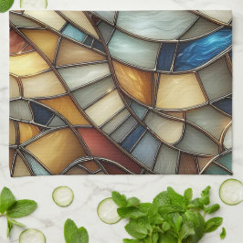 Stained Glass Waves Kökshandduk
