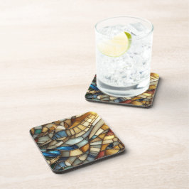 Stained Glass Waves Underlägg