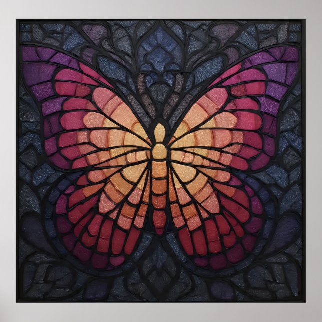 StainedGlassButterFly Poster (Framsidan)