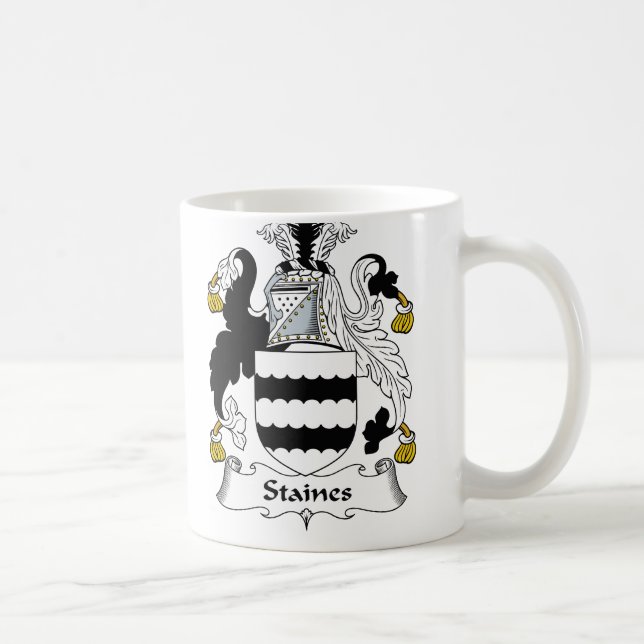 Staines familjvapensköld kaffemugg (Höger)