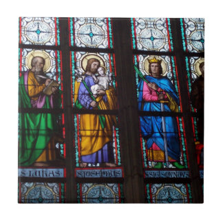 Stainglass belägger med tegel kakelplatta