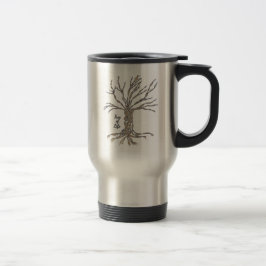 Stainless Steel 15 oz Travel/Commuter Mugg