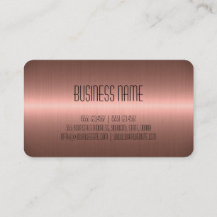 Stainless Steel Metall utseende Visitkort