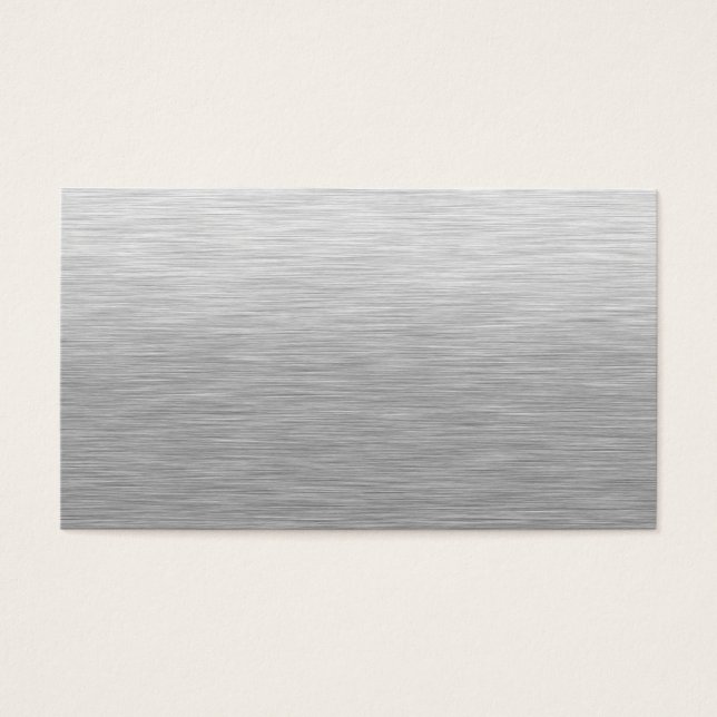 Stainless Steel Textured Visitkort (Framsidan)