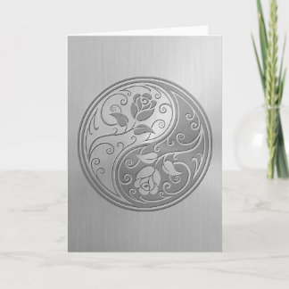 Stainless Steel Yin Yang Ro Kort