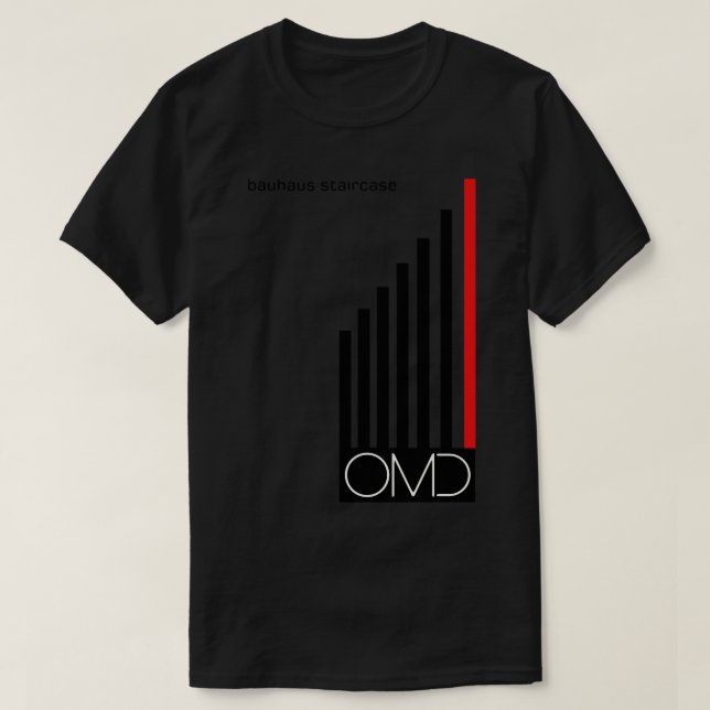 Staircase Bauhaus T Shirt (Design framsida)