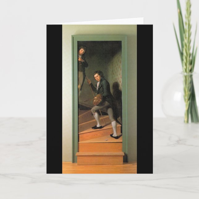 Staircase Group, av Charles Willson Peale Kort (Framsida)
