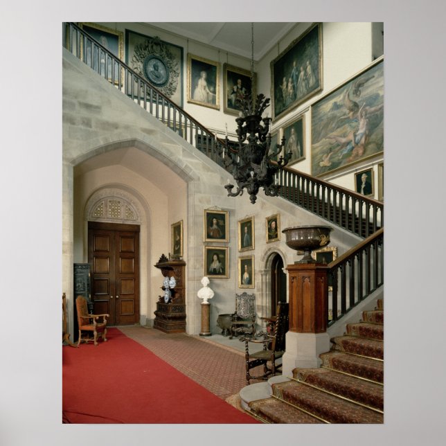 Staircase Hall, 1812-15 Poster (Framsidan)