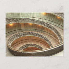 Staircase in Vatican Museum Vykort