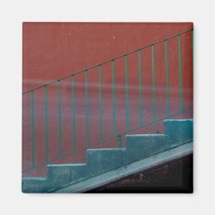 Staircase Och Räl Stillbild Magnet