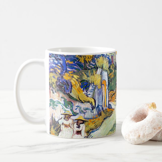 Stairway i Auvers av Vincent Van Gogh Kaffemugg (Med munk)
