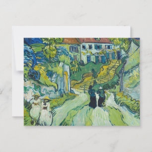 Stairway i Auvers by van Gogh: Vykort