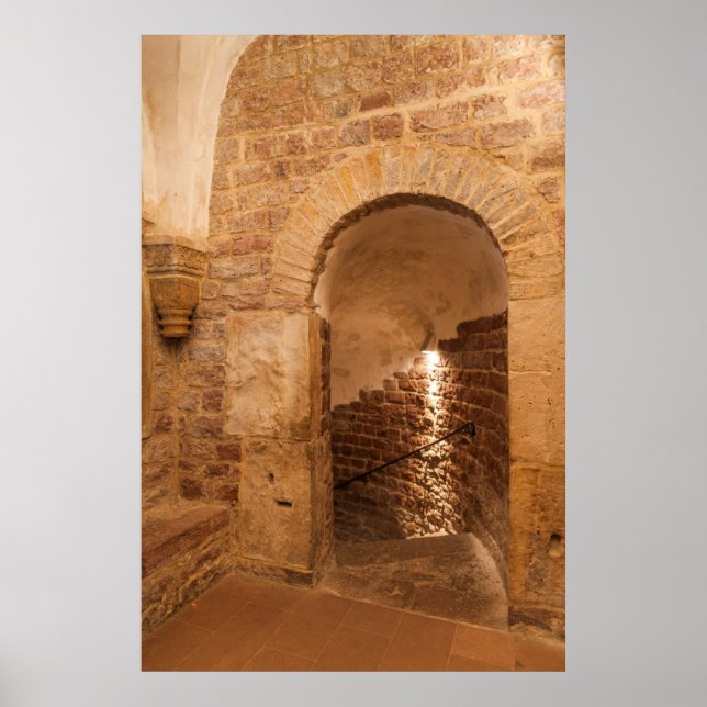 Stairway i Mikveh Bathhouse Poster (Framsidan)