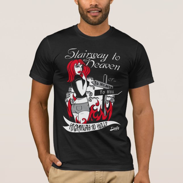staIrway to hell T-shirt (Framsida)