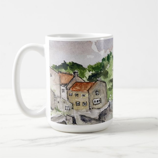 Staithes Beck Whitby Kaffemugg (Vänster)