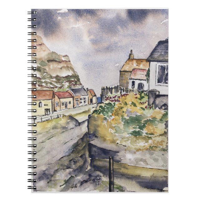Staithes Harbor Anteckningsbok (Framsidan)