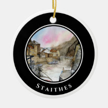 Staithes North Yorkshire England Watercolor