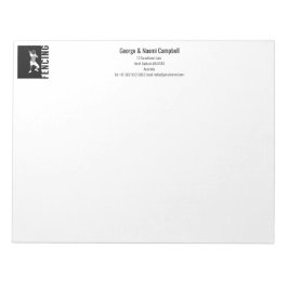 Staket Anteckningsblock