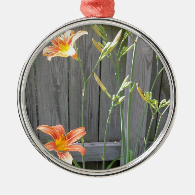 Staket med Lillies Julgransprydnad Metall (Framsidan)