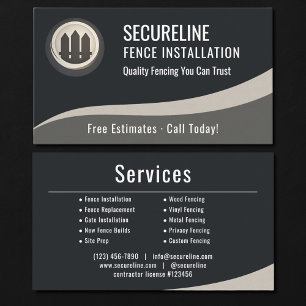 Staketinstallation Visitkort