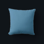 Stål Blue Solid Blank Färg Kudde<br><div class="desc">Beauty elegant färg struktur. Lämpligt för formellt/informellt tillfälle. Det är abstrakt och ge som kan se modernt ut. Det fungerar bra med mycket färg. #4381A8</div>